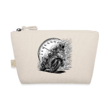 Biker driven by speed - Organic Pouch - nature - Front