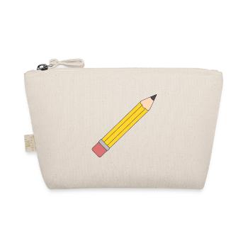 Lebendige gelbe Bleistift-Illustration - Bio-Täschchen - Natur - Vorne