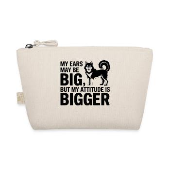 Citation sur l'attitude des amoureux des chiens Husky - Trousse biologique - nature - Devant