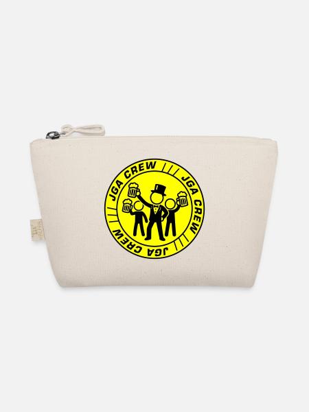 Bachelor Party Crew Logo Design - Organic Pouch - nature - Front