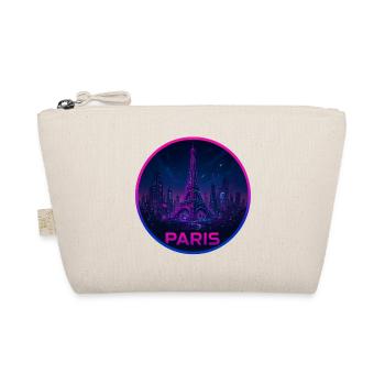 Paris Souvenir Cyberpunk - Organic Pouch - nature - Front