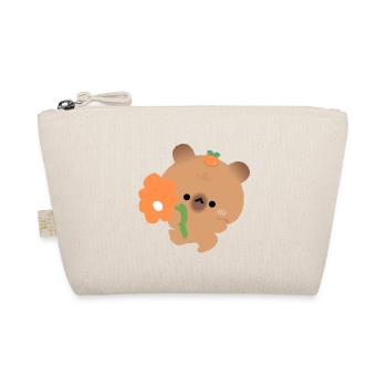 Romantic Capybara - Organic Pouch - nature - Front