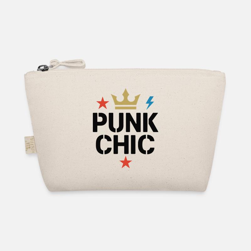 Punk Chic – Krone & Blitz Bio-Täschchen