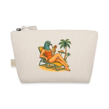 Tête de Pigeon Pin-Up Art : Illustration de style des années 70 - Trousse biologique - nature - Devant