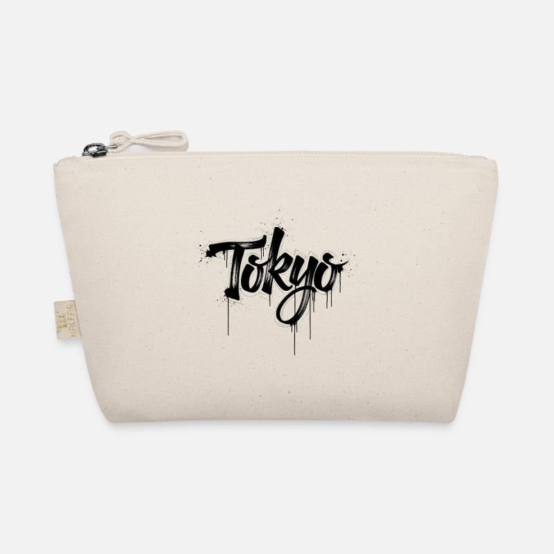 Graffiti-inspired T-shirt lettering Organic Pouch