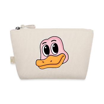 Playful goose face illustration - Organic Pouch - nature - Front