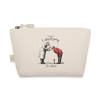 I support Lobotomy - Bio-Täschchen - Natur - Vorne