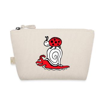 Escargot 2 Amis Coccinelle Équipe Rapide Mignon - Trousse biologique - nature - Devant