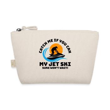 Jet Ski Rider Summer Water Sports  - Organic Pouch - nature - Front