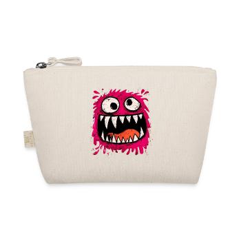 Whimsical Funny and Colorful Creature - Organic Pouch - nature - Front