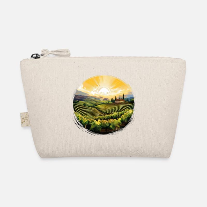 Lever de soleil sur le paysage viticole Trousse biologique