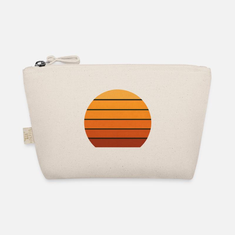 Silhouette abstraite coucher de soleil Trousse biologique
