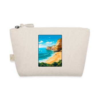 Algarve Portugal Vintage Travel Poster Cityscape - Organic Pouch - nature - Front