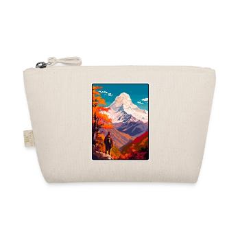 Poon Hill Nepal Vintage-Reiseplakat Stadtbild - Bio-Täschchen - Natur - Vorne