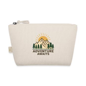 Adventure Nature Motif with Mountains and Sun - Organic Pouch - nature - Front