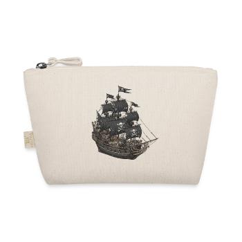 Bateau pirate abandonné avec logo tête de mort - Trousse biologique - nature - Devant