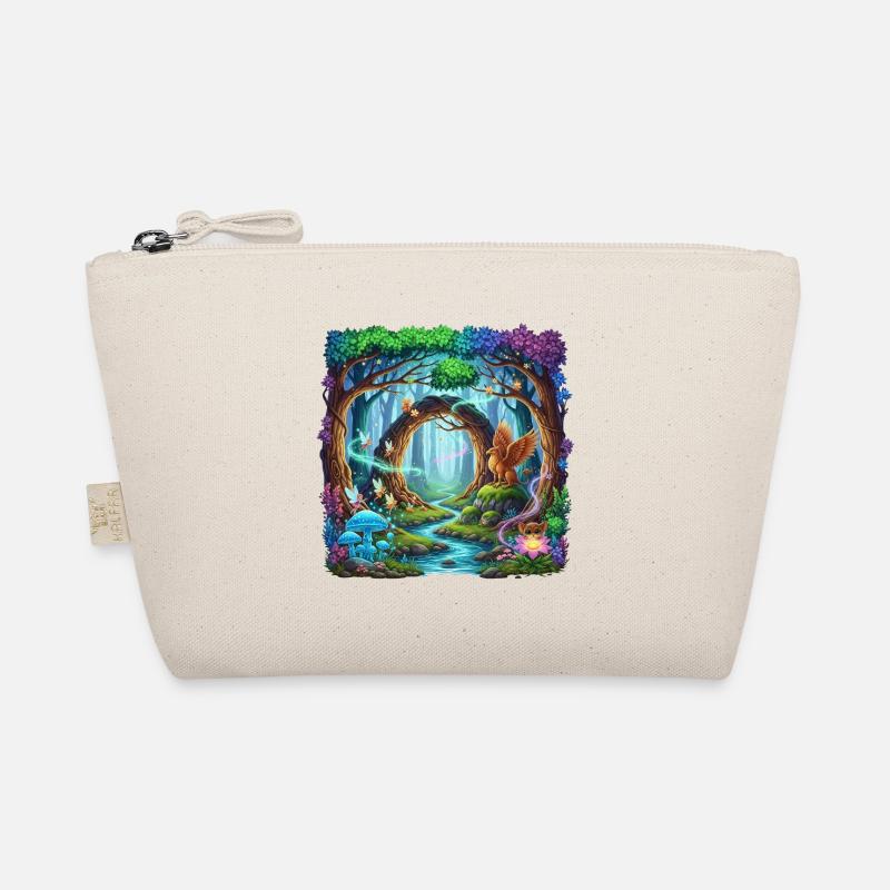 Enchanted Forest Dream Fantasy Landscape Organic Pouch