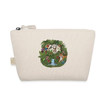Tropical jungle underestimated animal mix - Organic Pouch - nature - Front