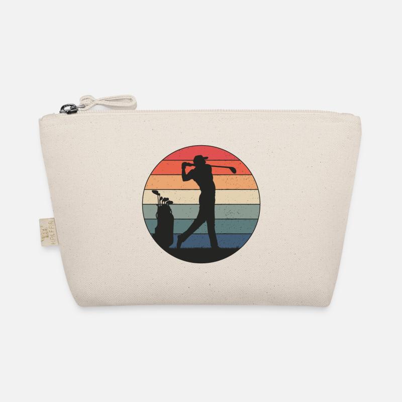 Golfer hits just right Organic Pouch