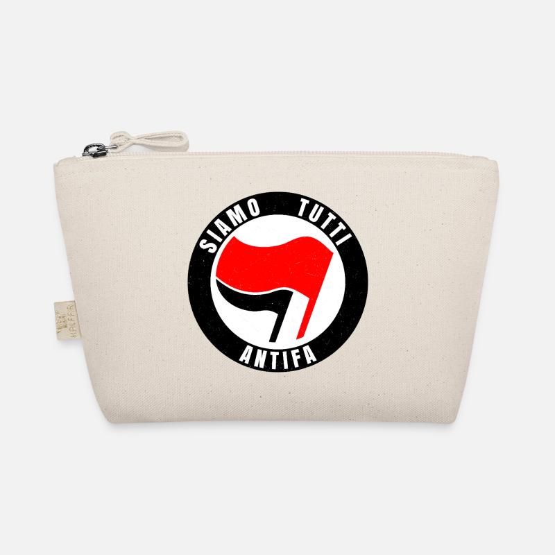 Siamo Tutti Antifa Icône du drapeau de l’antifascisme Trousse biologique