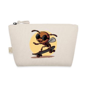 Ska Ant with Sunglasses - Organic Pouch - nature - Front