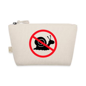 Schnecke Verboten Schild Zone gegen keine Hinweis - Bio-Täschchen - Natur - Vorne