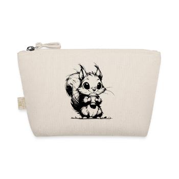 Coffee makes the squirrel awake and funny - Organic Pouch - nature - Front