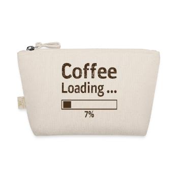Coffee Loading Saying Quote - Organic Pouch - nature - Front
