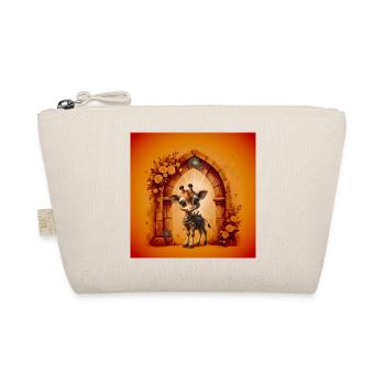 Kangaroo Reliquary in the Garden of Clocks - Organic Pouch - nature - Front