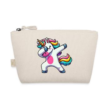 Dabbing Unicorn Dab Unicorn Girl Unicorns - Organic Pouch - nature - Front