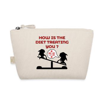 Funny Diet Weight Loss - Organic Pouch - nature - Front