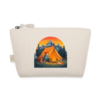 Camping with Cat - Organic Pouch - nature - Front
