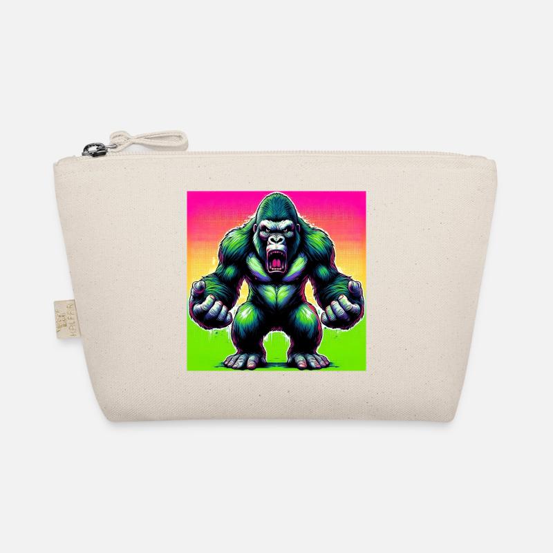 Gorilla - Bio-Täschchen - Natur