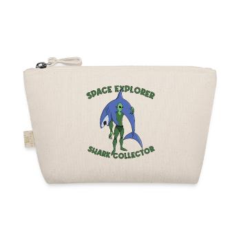 Space Explorer Shark Collector - Organic Pouch - nature - Front