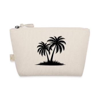 Palm tree power for the soul and summer in the heart - Organic Pouch - nature - Front