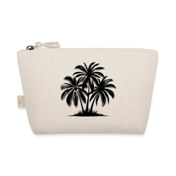 Sun kisses palm trees Summer on the palm beach - Organic Pouch - nature - Front