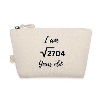 √2704 – 52 years young - Organic Pouch - nature - Front