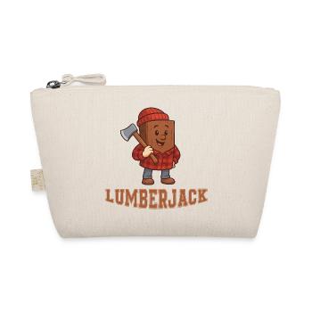 Lumberjack Cartoon Illustration - Bio-Täschchen - Natur - Vorne