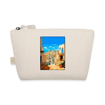 Matera Italy Vintage Travel Poster Cityscape WPA - Organic Pouch - nature - Front