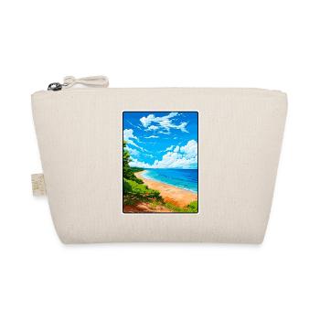 Lake Michigan USA Vintage Travel Poster Cityscape - Organic Pouch - nature - Front