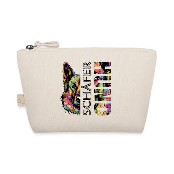 Colorful German Shepherd - Organic Pouch - nature - Front