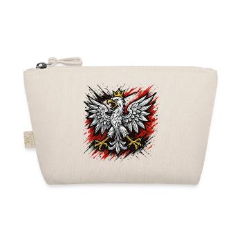 Polen Polska Adler Flagge Patriotismus Geschenk - Bio-Täschchen - Natur - Vorne