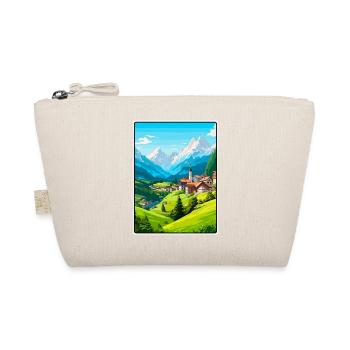 Tyrol Austria Vintage Travel Poster Cityscape WPA - Organic Pouch - nature - Front