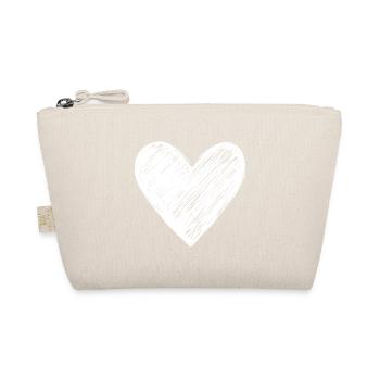 Dessin de coeur simple pour l'amour - Trousse biologique - nature - Devant