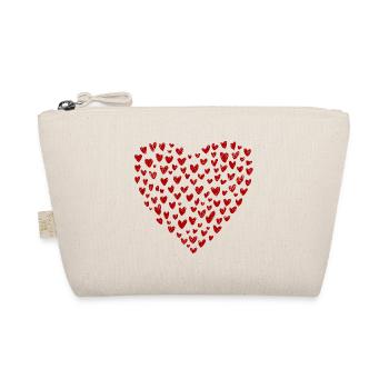 Collection Cœur : L’Amour en Rouge - Trousse biologique - nature - Devant