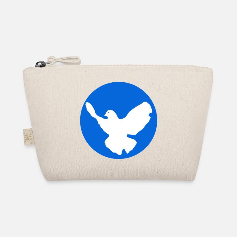Friedenstaube Symboldesign - Bio-Täschchen - Natur