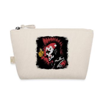 Scary clown and butterfly - Organic Pouch - nature - Front