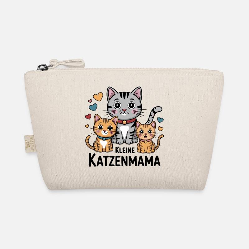 Kleine Katzenmama - Bio-Täschchen - Natur