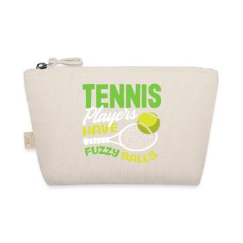 Tennis Players Have Fuzzy Balls - Organic Pouch - nature - Front