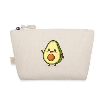 Cute avocado motif for clothes - Organic Pouch - nature - Front